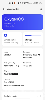 Oneplus nord 2 5g